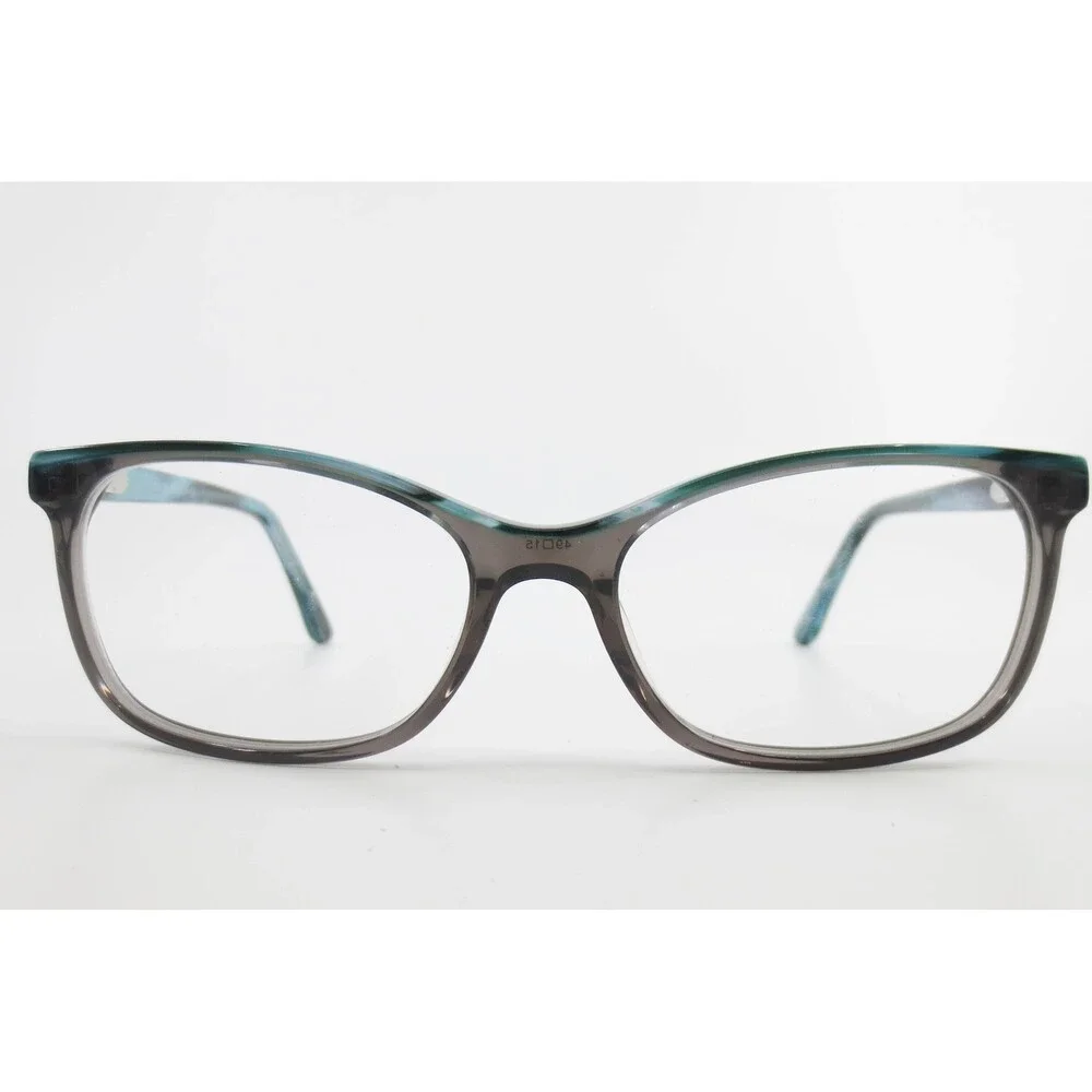Chelsea Morgan CMM 7001 GR Teal Grey Cat Eye Eyeglasses Frames 49-15-130